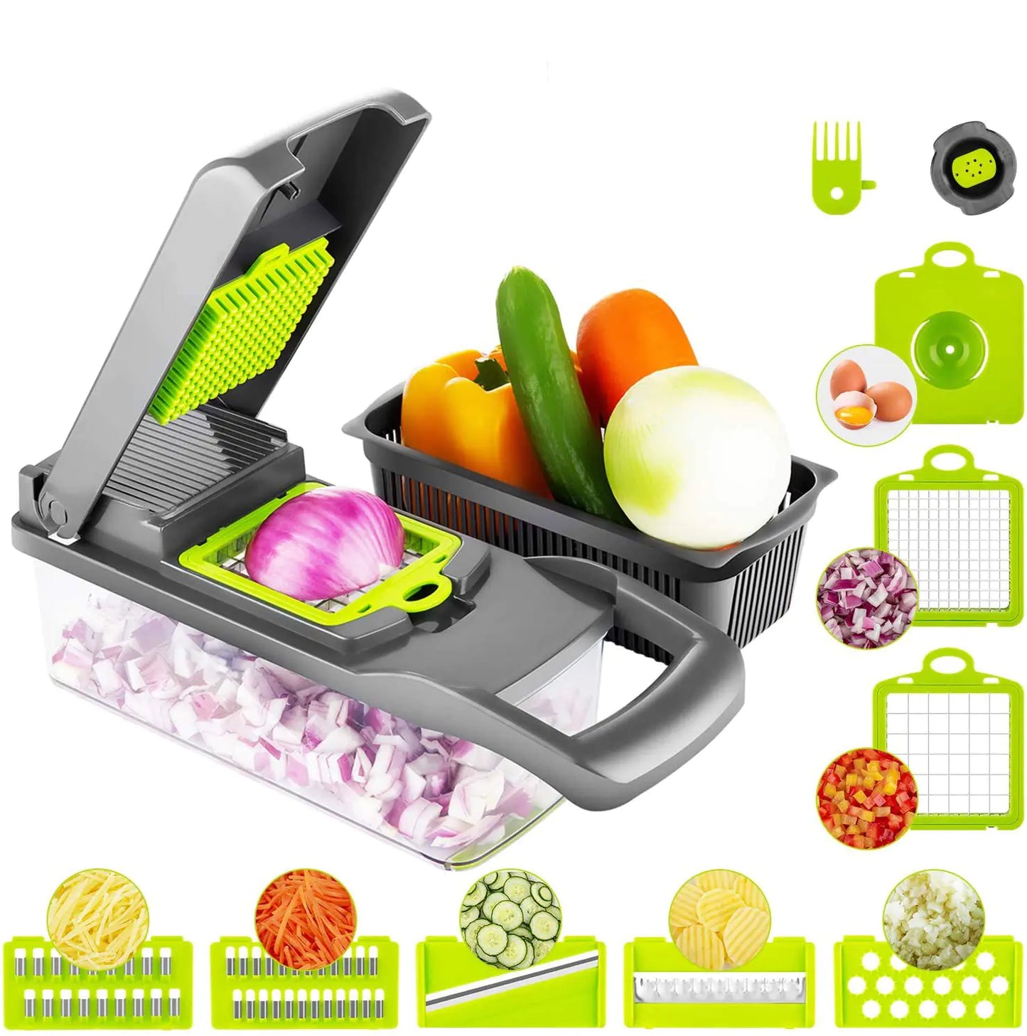 Lueora 14-in-1 Veggie Chopper